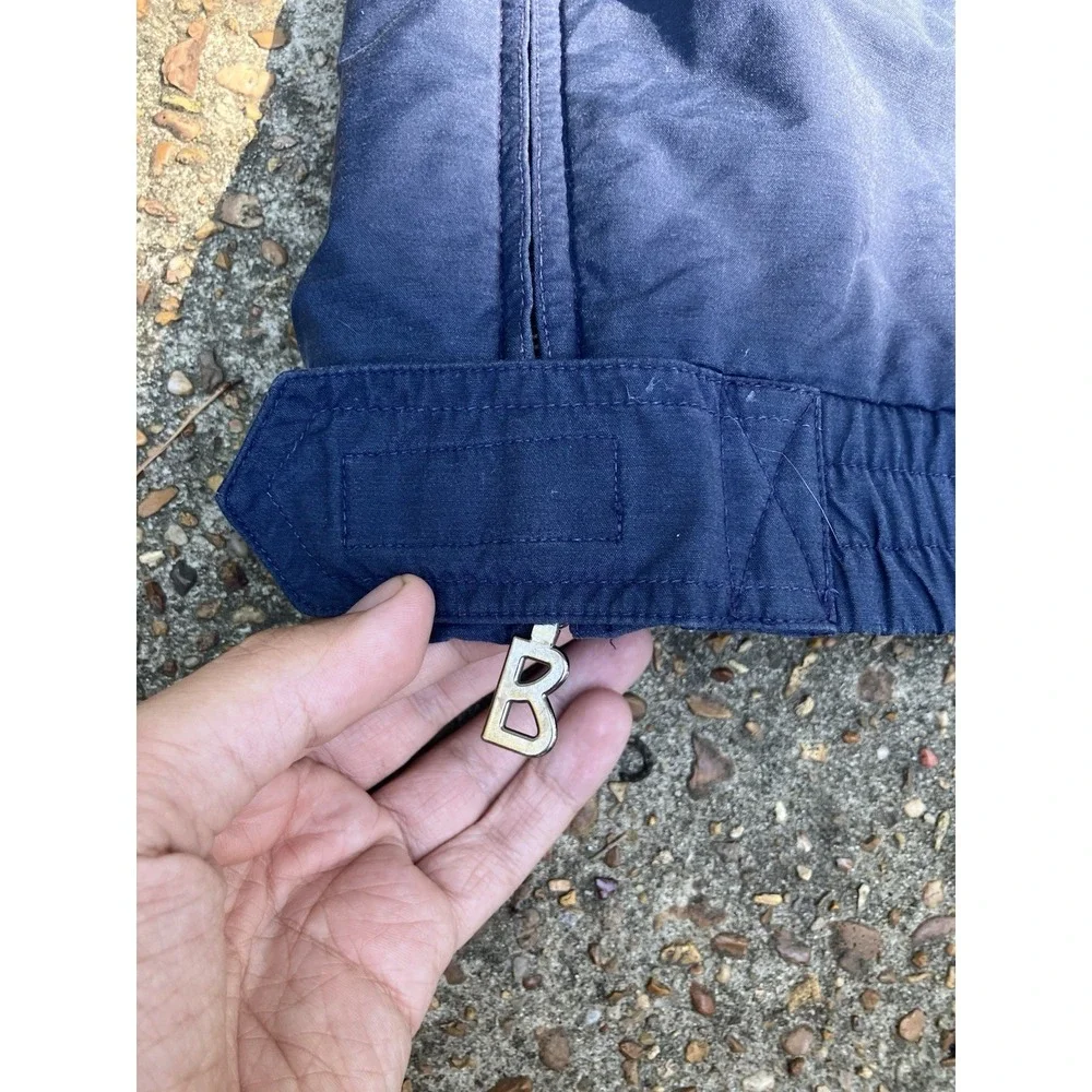 Bogner Ski Suit Men 40 Navy One Piece Snowsuit Usa Made Dog Sledding Vintage NWT